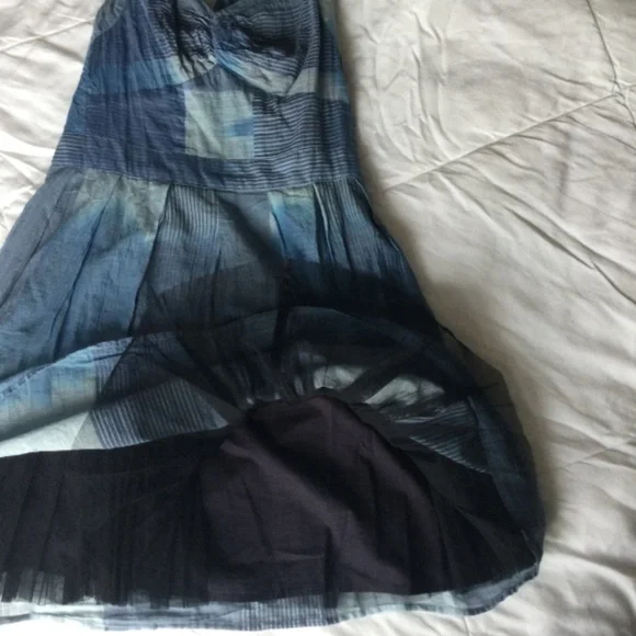 Urban Outfitters Staring at Stars Hazy Blue Pin Up Dress - Picture 13 of 16